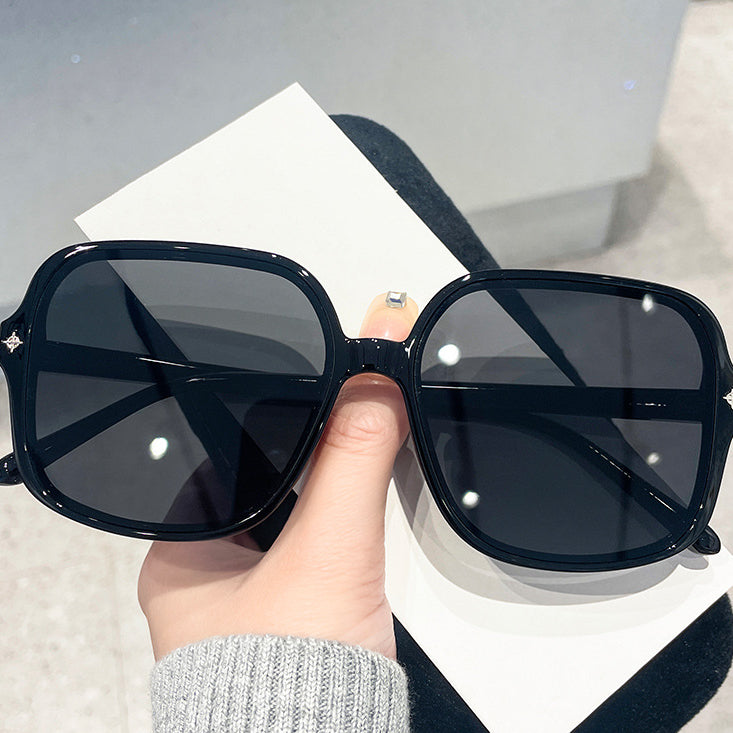Wholesale PC Square Rice Nail Big Frame Men and Women Uniform Sunglasses